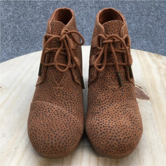 TOMS - Womens Kala Bootie, Size: 9 | Color: Tan Mini Cheetah Suede | NEW/NWT🖤🤎 - Picture 3 of 14